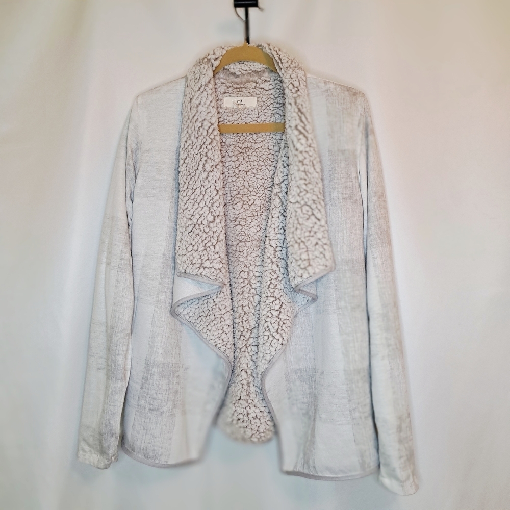 Thread & Supply Light Gray Teddy Jacket #45